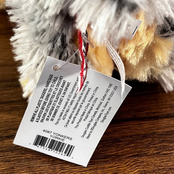 New w/Tag Douglas Plush Dog Yorkie Yonkers  Stuffed Animal - Picture 8 of 13